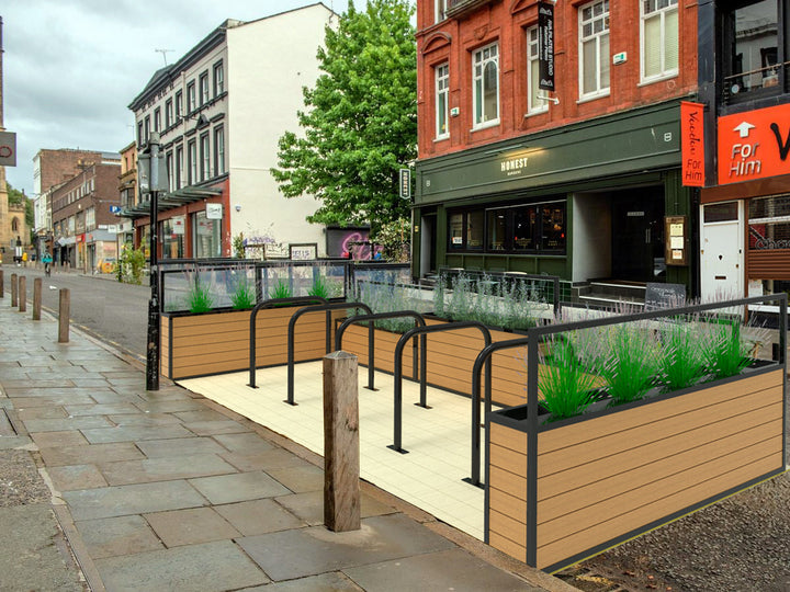 Urban Cycling Parks and Street Furniture