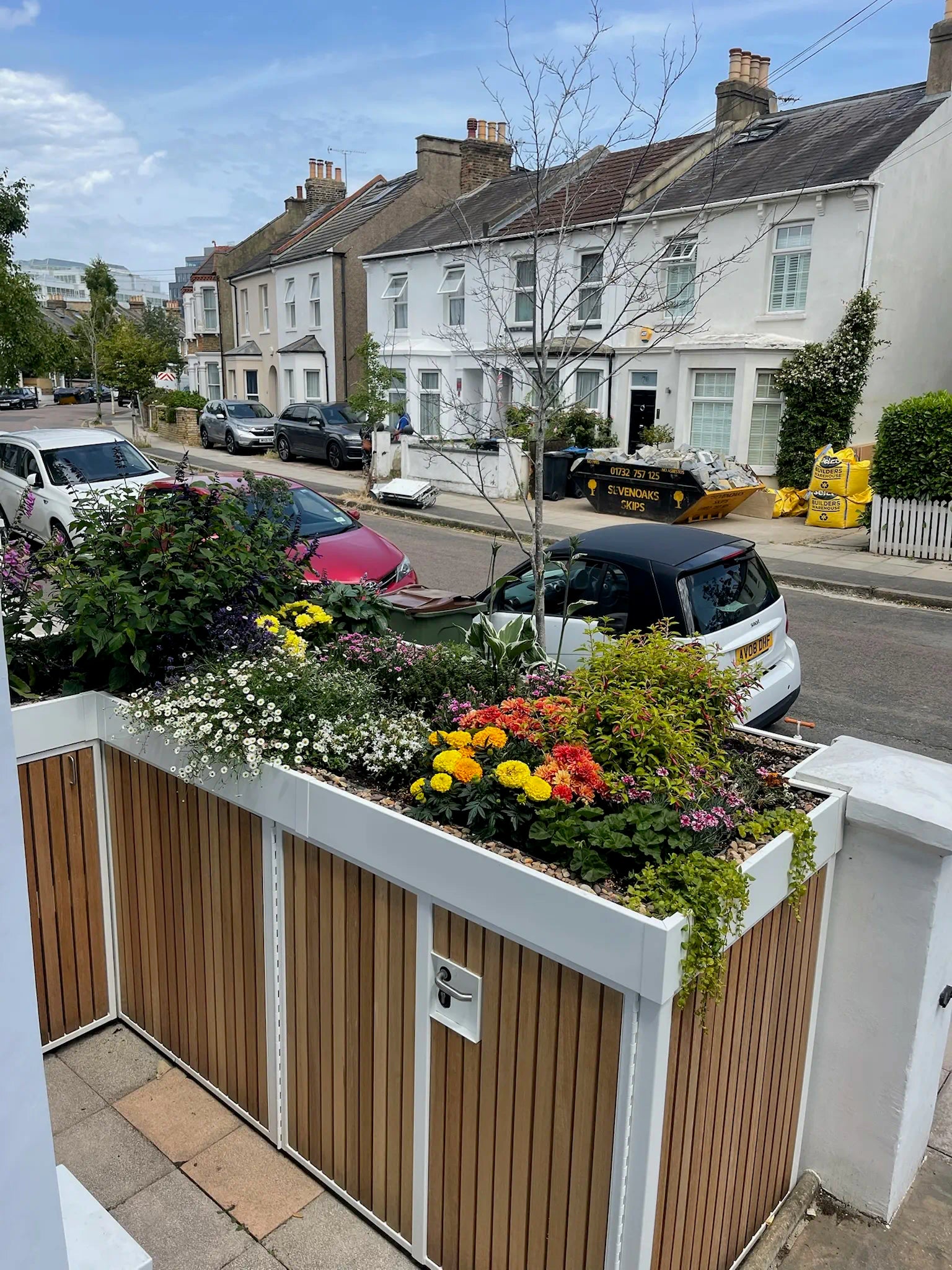 A close-up video of the diverse planted green roof, showcasing species selected for beauty and resilience.